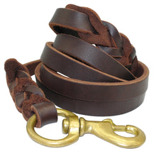 Braided Leather Leash