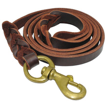 Braided Leather Leash